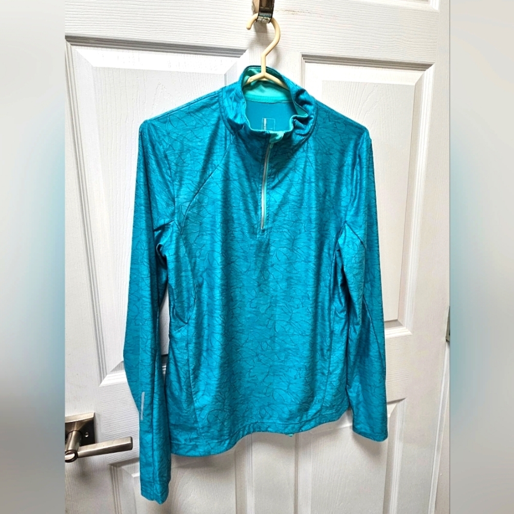 Modetta Women's Turquoise Long Sleeve Top